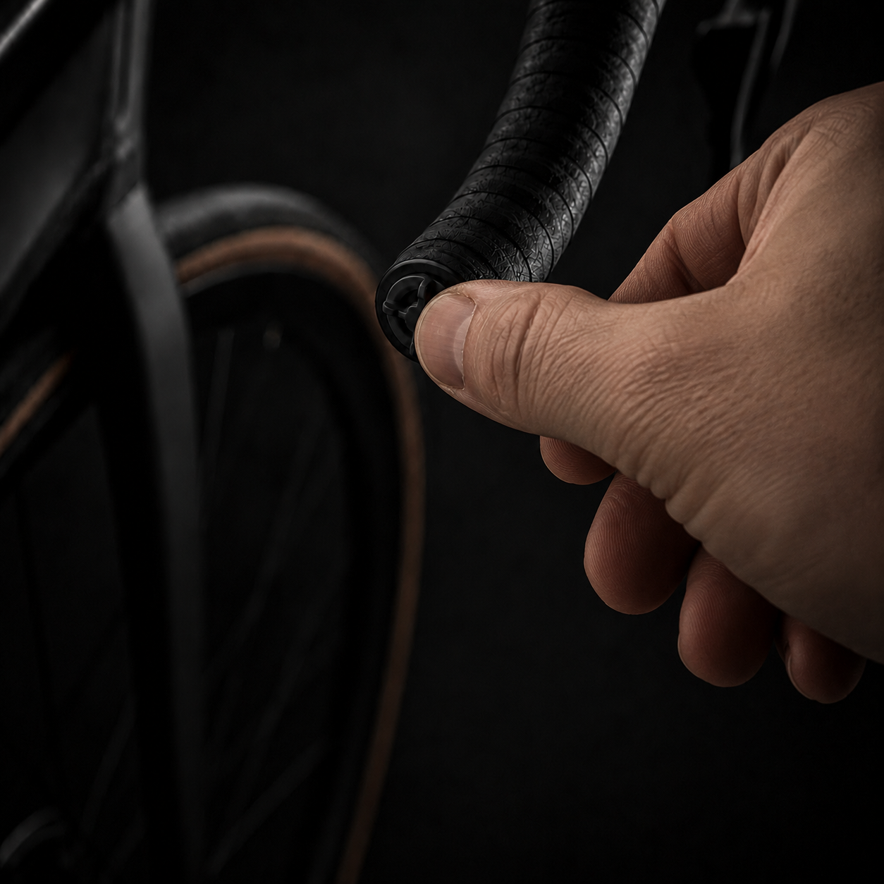 Bedienung der clango Fahrradklingel per Knopfdruck